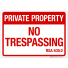 New Hampshire No Trespassing Private Property Sign