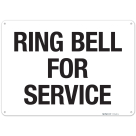 Ring Bell For Service Sign, (SI-65236)