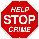 Help Stop Crime Sign