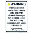 Warning: Alcohol Sign