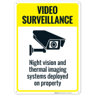 Night Vision And Thermal Imaging Systems Deployed On Property Sign