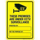These Premises Are Under Cctv Surveillance Sign