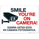 Smile You're On Camera Bilingual Sign