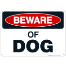 Beware Of Dog Sign, (SI-66433)