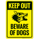 Keep Out Beware Of Dogs Sign