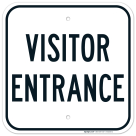 Visitor Entrance Sign