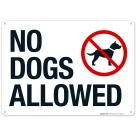 No Dogs Allowed With Prohibited Symbol Sign