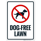 DogFree Lawn Sign