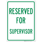 Reserved For Supervisor Sign