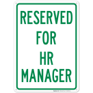Reserved For Hr Manager Sign