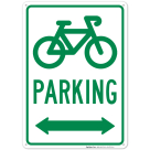 Bicycle Symbol Parking Sign