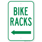 Bike Racks Left ArrowSign