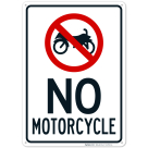 No Motorcycles Sign