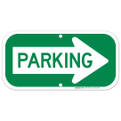 Parking Right Arrow Sign