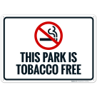 This Park Is Tobacco Free Sign