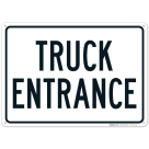 Truck Entrance Sign,(SI-67451)