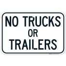 No Trucks Or Trailers Sign,(SI-67455)