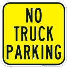 No Truck Parking Sign, (SI-67461)