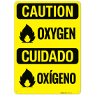 Oxygen Bilingual OSHA Sign