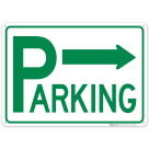 Parking With Right Arrow Sign,(SI-67554)