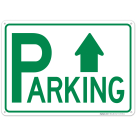 Parking With Up Arrow Sign