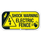 Shock Warning Electric Fence Sign