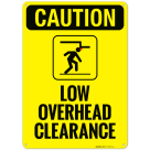 Low Overhead Clearance OSHA Sign, (SI-67659)