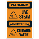 Live Steam Bilingual Sign