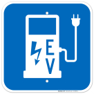 Ev Electric Vehicle Charging Station Sign