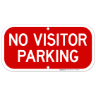 No Visitor Parking Sign