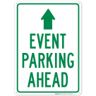Event Parking Ahead Sign