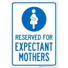 Reserved For Expectant Mothers With Graphic Sign