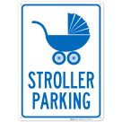 Stroller Parking With Graphic Sign,(SI-68154)