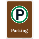 Parking With Graphic Sign,(SI-68212)