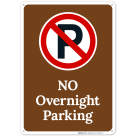No Overnight Parking Sign,(SI-68221)
