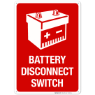 Battery Disconnect Switch Sign, (SI-6831)