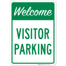 Welcome Visitor Parking Sign