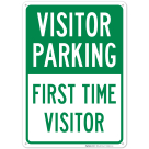 Visitor Parking First Time Visitor Sign