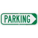 Parking Right Arrow Sign, (SI-68472)