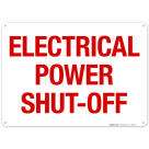 Electrical Power Shut-Off Sign