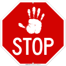 Stop With Symbol Sign