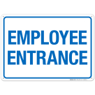 Employee Entrance Sign,(SI-68683)