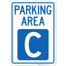 Parking Area C Sign