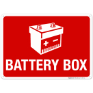 Battery Box Sign