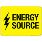 Energy Source Sign, (SI-6889)