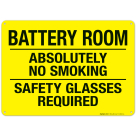 Battery Room Sign