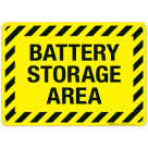 Battery Storage Area Sign, (SI-6902)