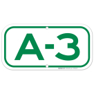 Parking Space A-3 Sign