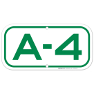 Parking Space A-4 Sign