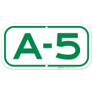 Parking Space A-5 Sign